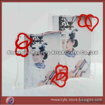 Equisite Ingenious Magnetic Counter Acrylic/Plexiglass Picture/Photo/Card Holder/Frame